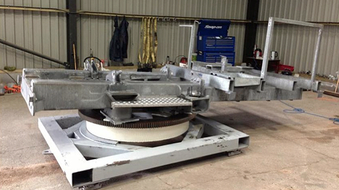 Wind Turbine Chassis After Degreasing